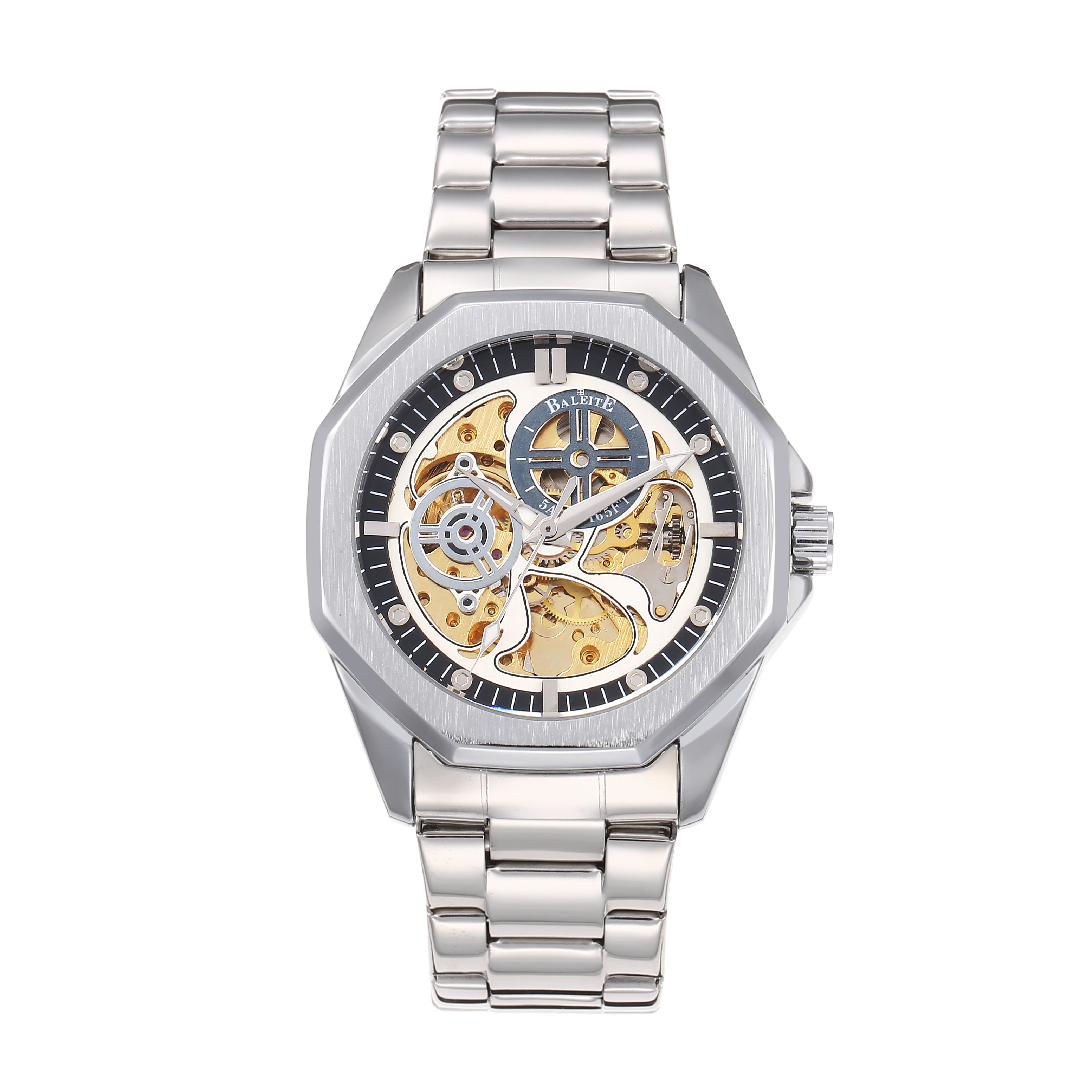 1740G-Automatic mechanical skeleton watch