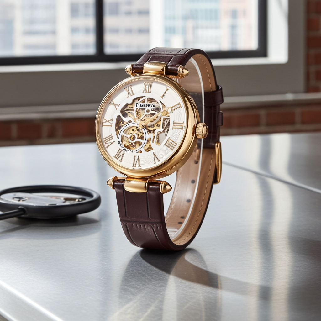 T-GOER mechanical skeleton watch
