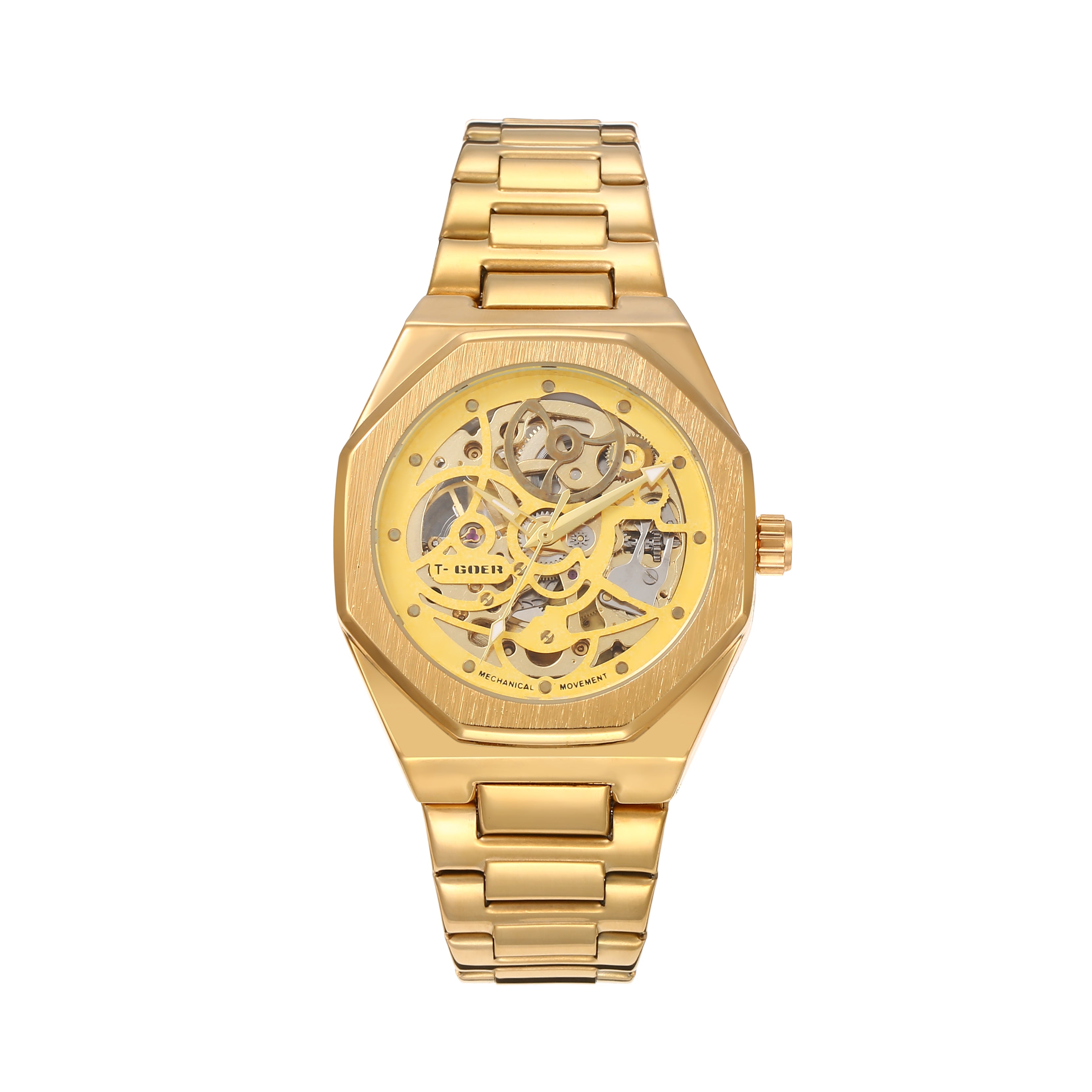 1761G-Automatic Skeleton Steel Watch