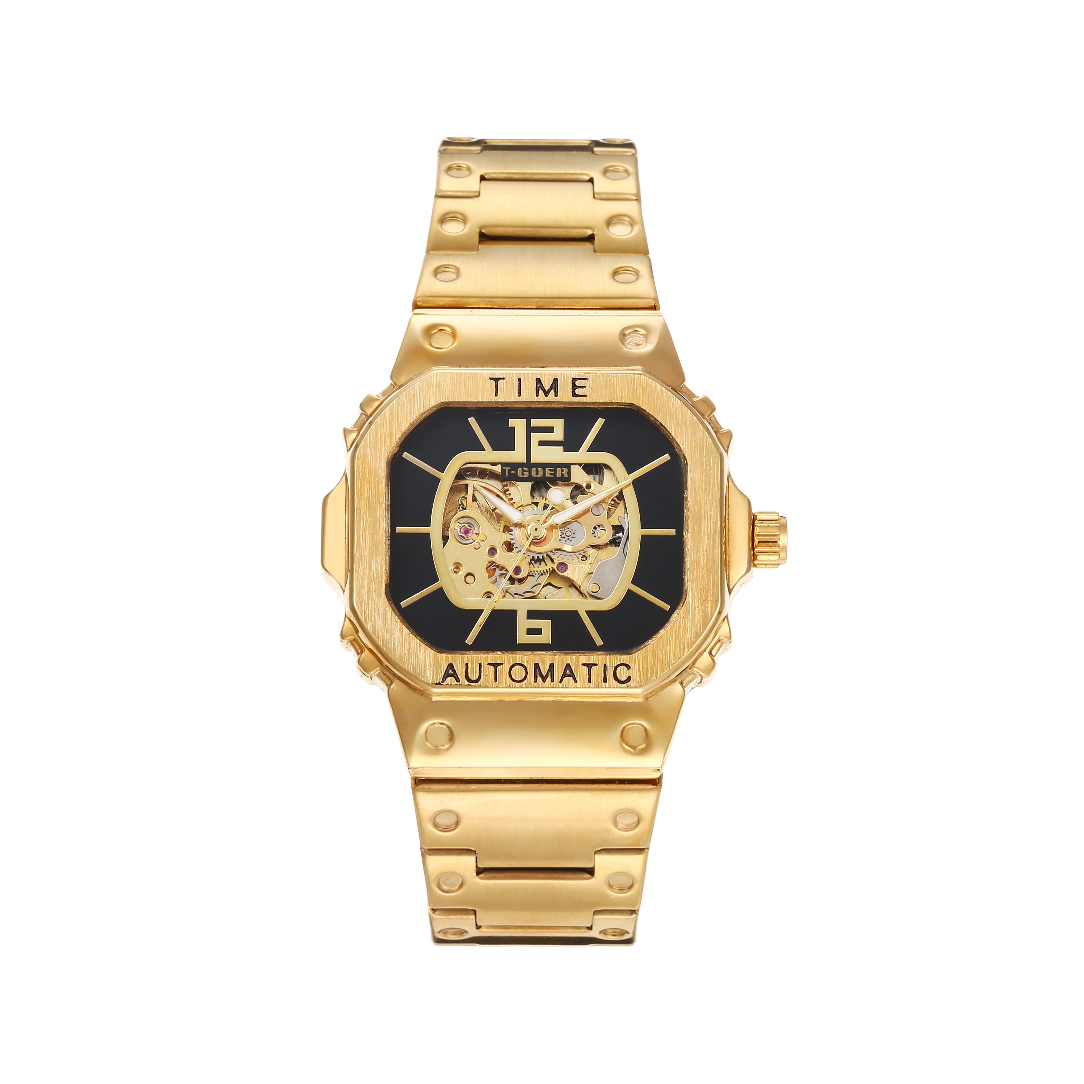 1792G-Automatic Skeleton Steel Watch