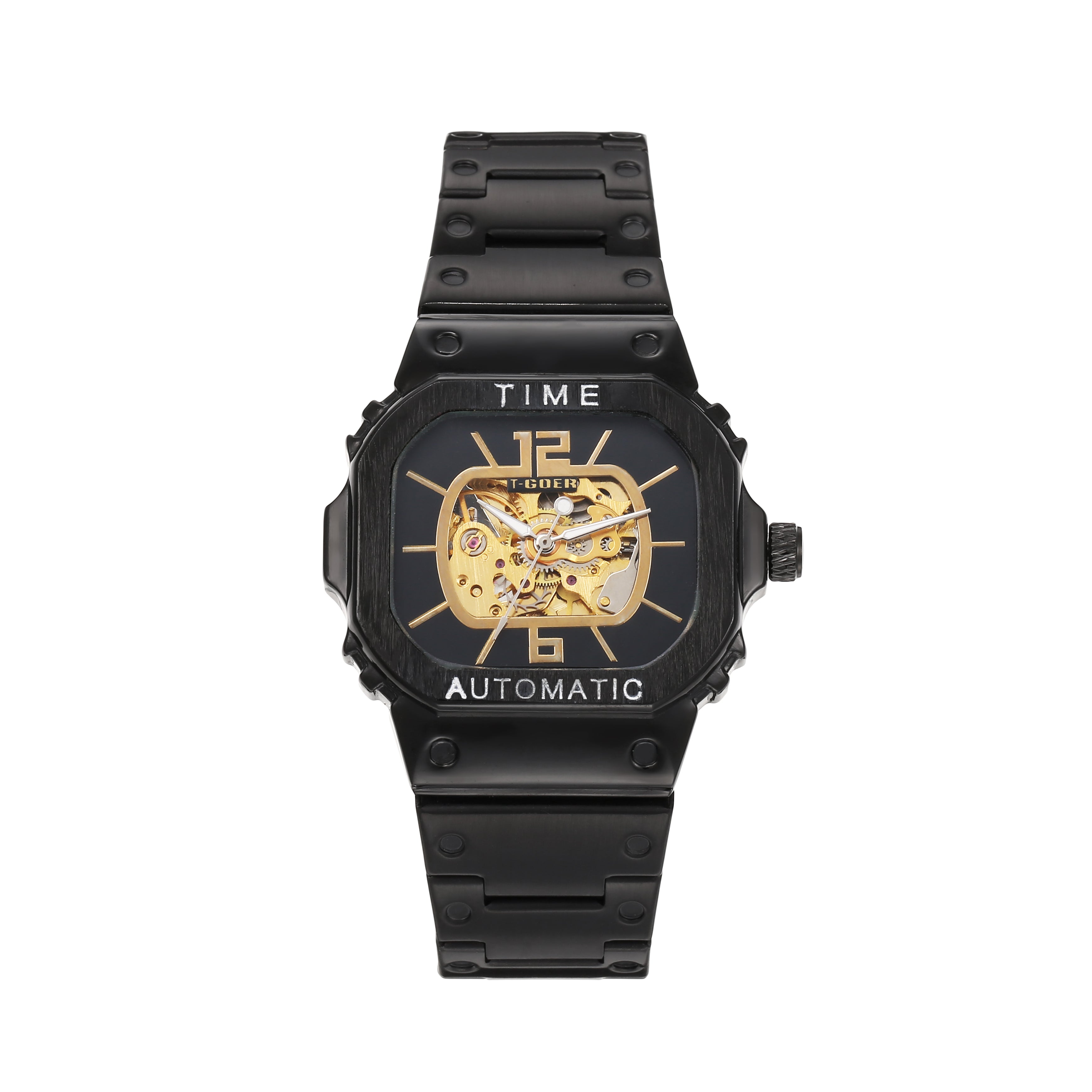 1792G-Automatic Skeleton Steel Watch