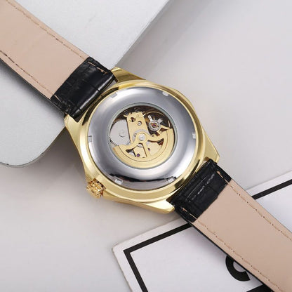 Fully automatic mechanical hollow watch