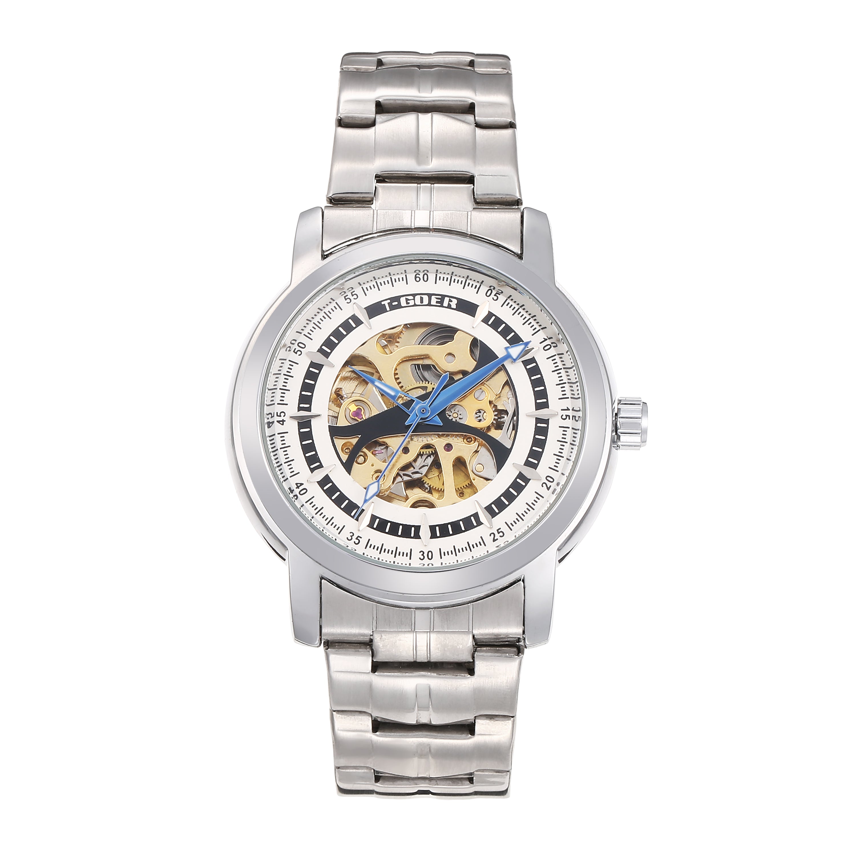 Automatic mechanical skeleton watch
