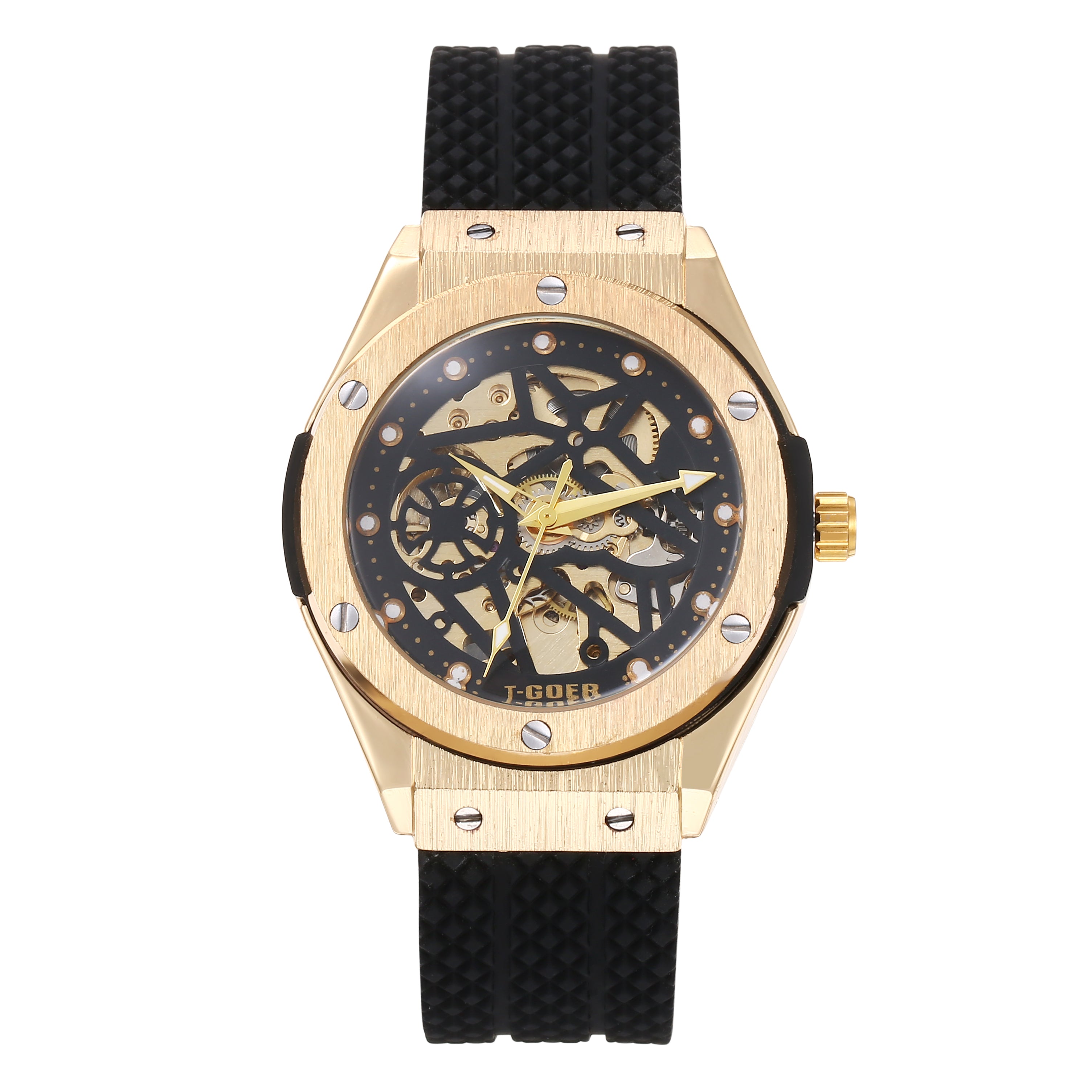 T-GOER 1281 Automatic Skeleton Steel Watch - 6 Colors | OEM
