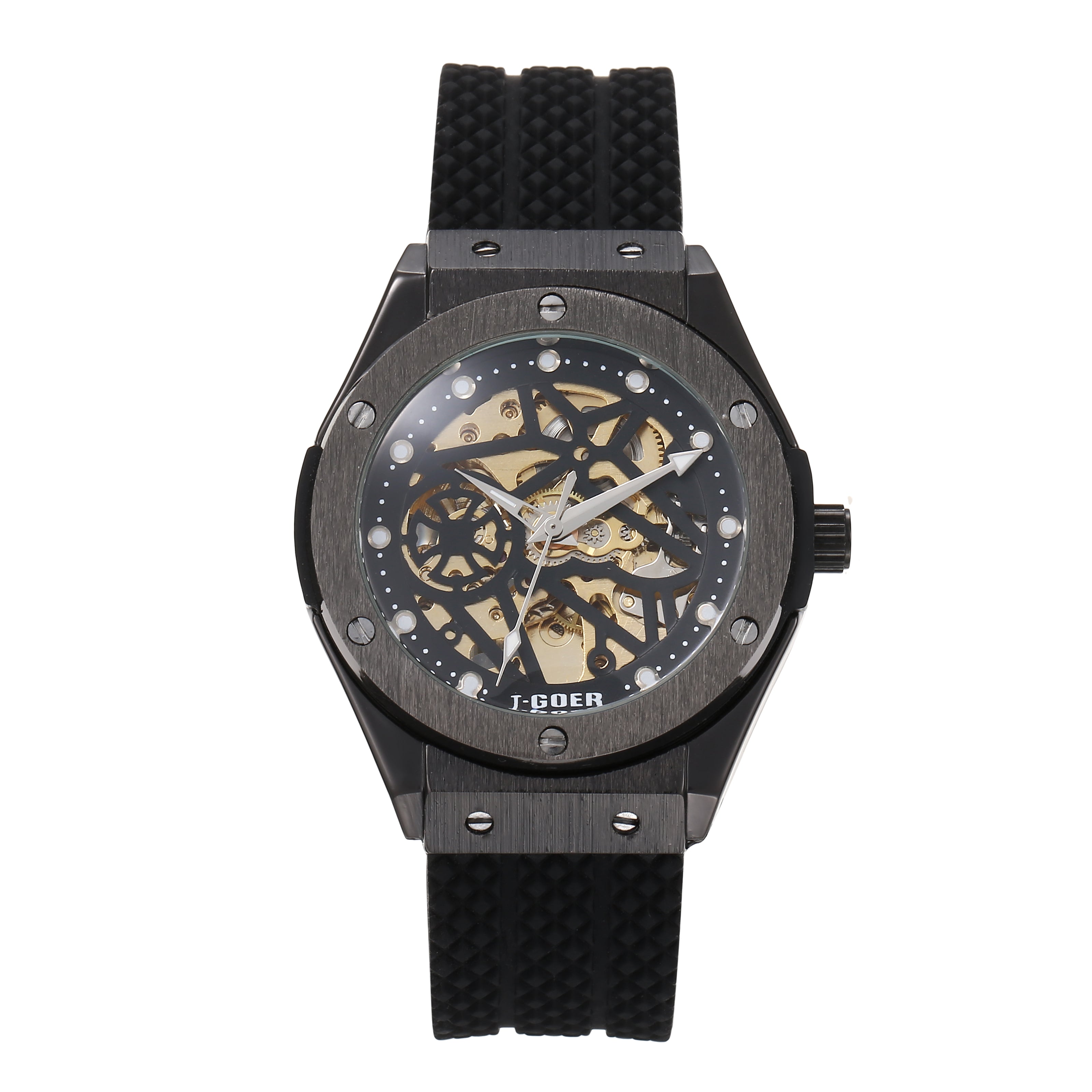 T-GOER 1281 Automatic Skeleton Steel Watch - 6 Colors | OEM
