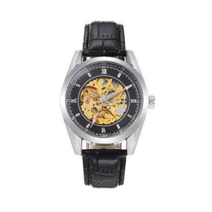 Fully automatic mechanical hollow watch